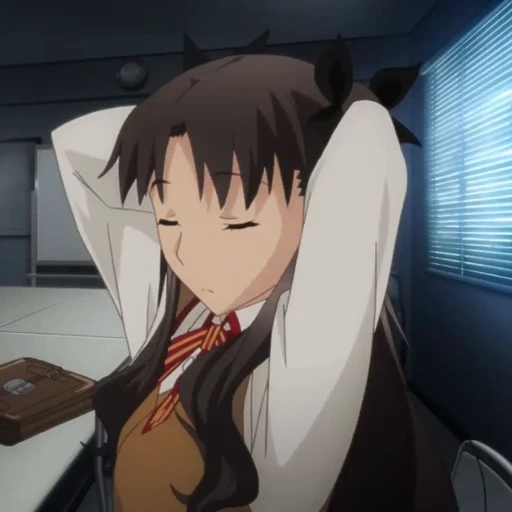 😏 Стикер «Rin Tohsaka Рин Тосака» для Telegram