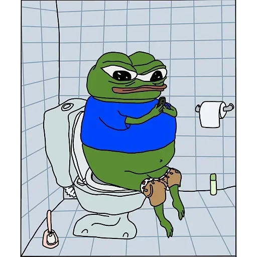 🚽 Стикер «Видео Мемы» для Telegram