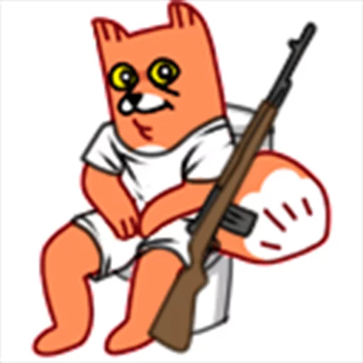 Стикерпак Vietnam war для Telegram