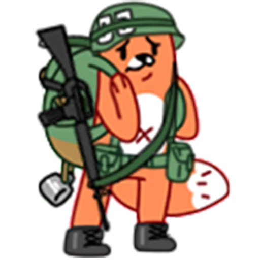 😢 Стикер «Vietnam war» для Telegram