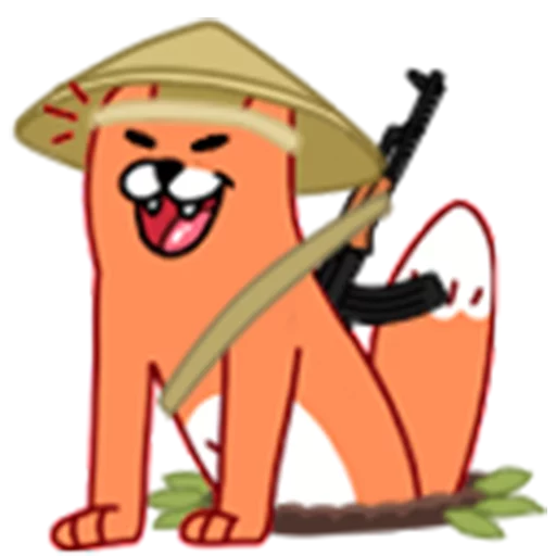 😱 Стикер «Vietnam war» для Telegram