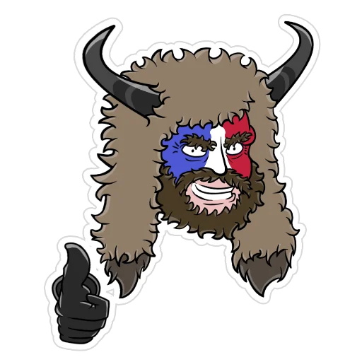 👍 Стикер «Viking from Capitol» для Telegram