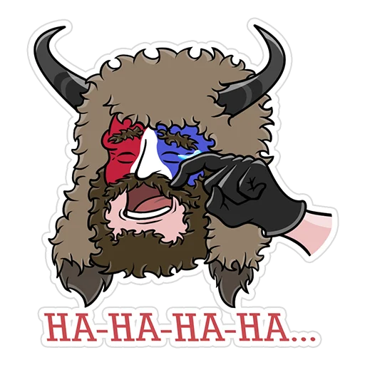 😂 Стикер «Viking from Capitol» для Telegram
