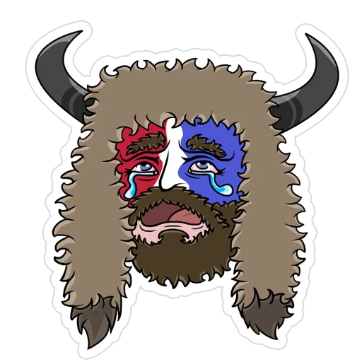 😭 Стикер «Viking from Capitol» для Telegram