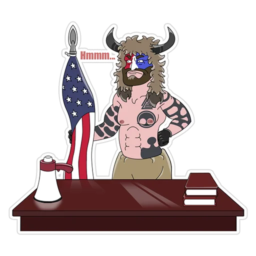 🤔 Стикер «Viking from Capitol» для Telegram