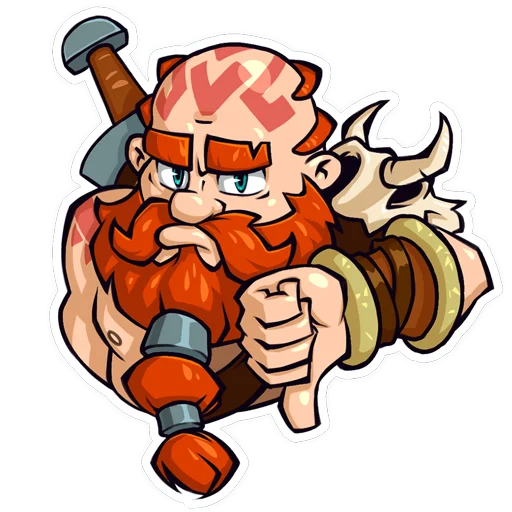 Стикерпак Vikings War of Clans для Telegram