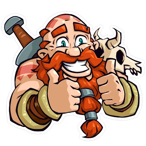 👍 Стикер «Vikings War of Clans» для Telegram