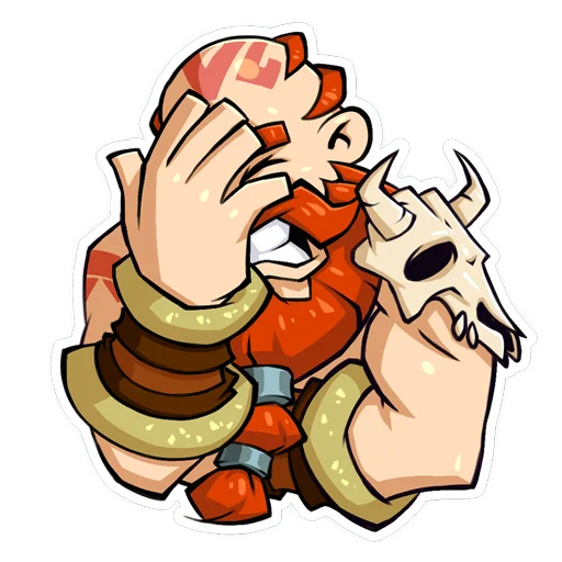 🤦‍♂️ Стикер «Vikings War of Clans» для Telegram