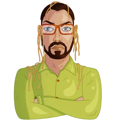 🤔 Стикер «Developer Victor» для Telegram