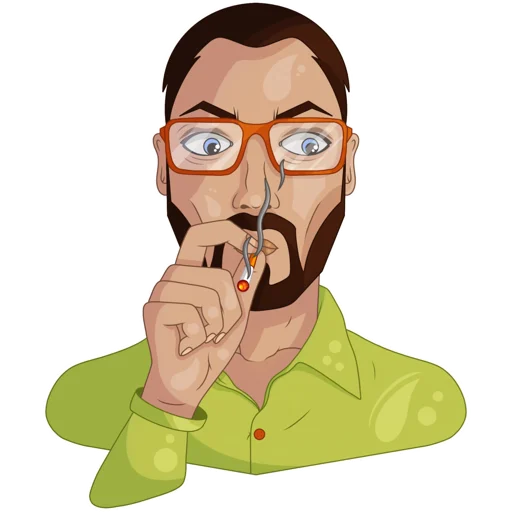 😨 Стикер «Developer Victor» для Telegram