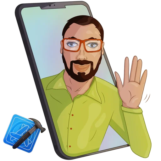 Стикерпак Developer Victor для Telegram — скачать