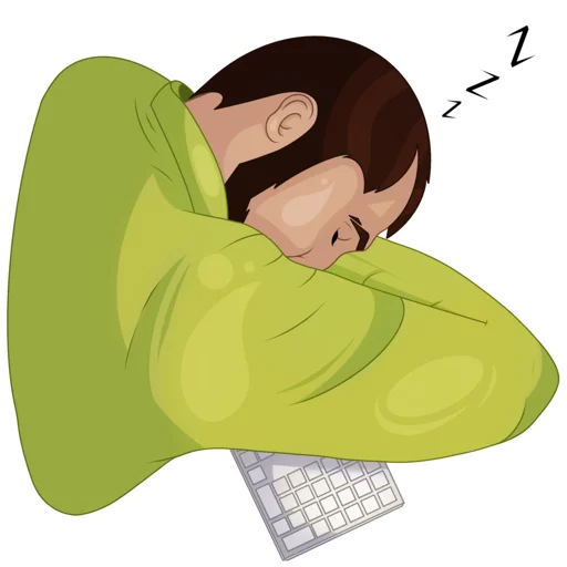 😴 Стикер «Developer Victor» для Telegram