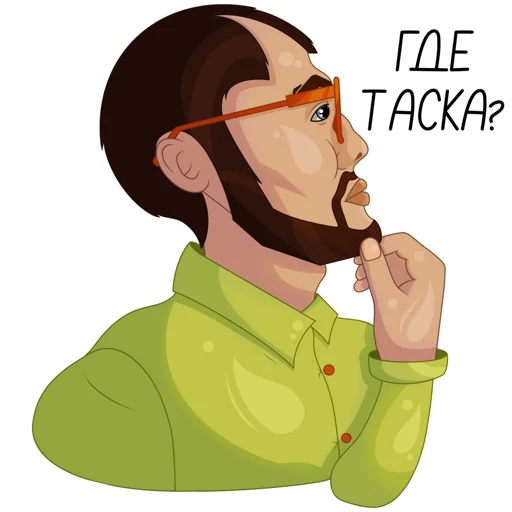 🤔 Стикер «Developer Victor» для Telegram