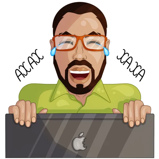 😄 Стикер «Developer Victor» для Telegram