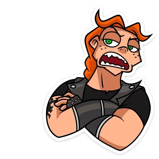 😒 Стикер «Виктория без надписей» для Telegram