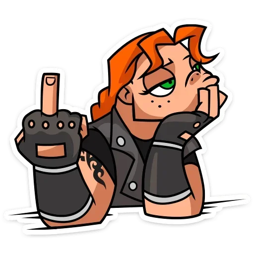 🖕 Стикер «Виктория без надписей» для Telegram