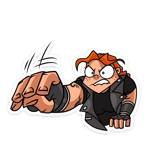 😡 Стикер «Виктория без надписей» для Telegram