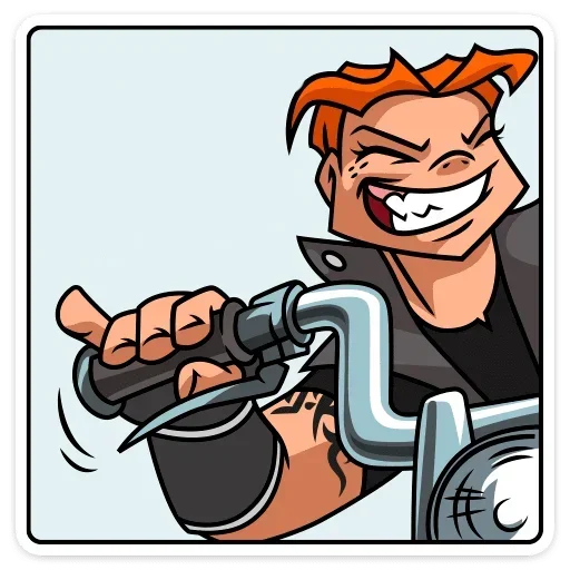 🏍 Стикер «Виктория без надписей» для Telegram