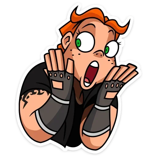 😱 Стикер «Виктория без надписей» для Telegram