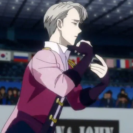 ⛸ Стикер «𝘝𝘪𝘬𝘶𝘵𝘰𝘳𝘶 𝘕𝘪𝘬𝘪𝘧𝘰𝘳𝘰𝘧𝘶 ༄» для Telegram