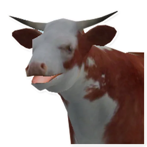 🐮 Стикер «Симулятор Деревни» для Telegram