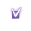 Стикер 19 violet magic