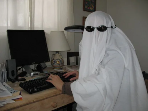 💻 Стикер «Vimbing ghost» для Telegram