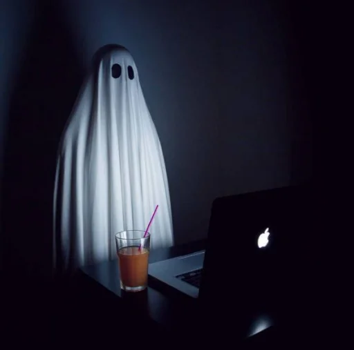🕶 Стикер «Vimbing ghost» для Telegram