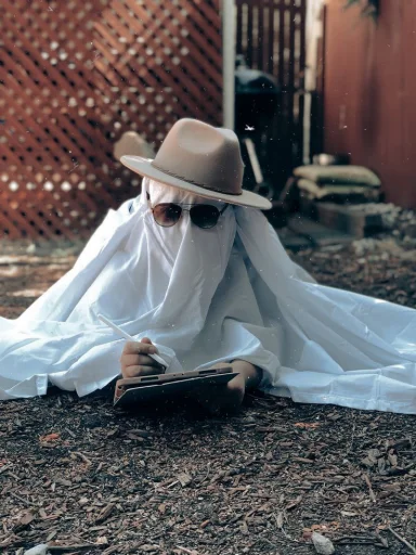 🖊 Стикер «Vimbing ghost» для Telegram