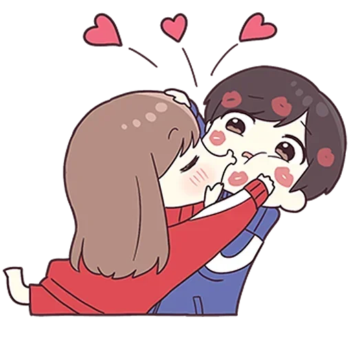 😘 Стикер «Vina and Nav» для Telegram