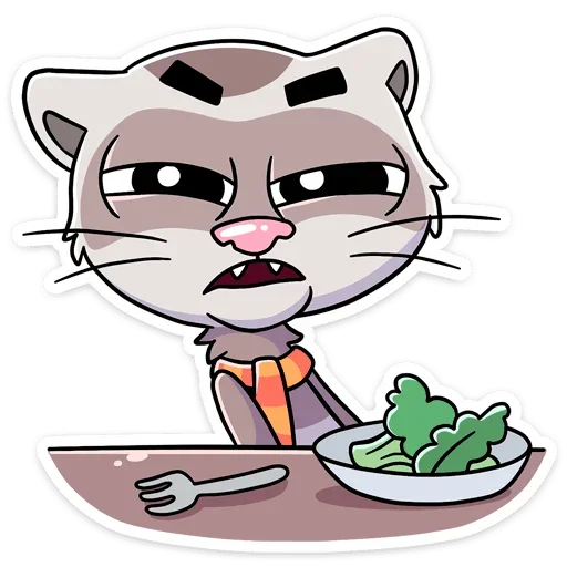 🌽 Стикер «Пушист, хитёр, кусач и быстр — хорёк Винс&;» для Telegram