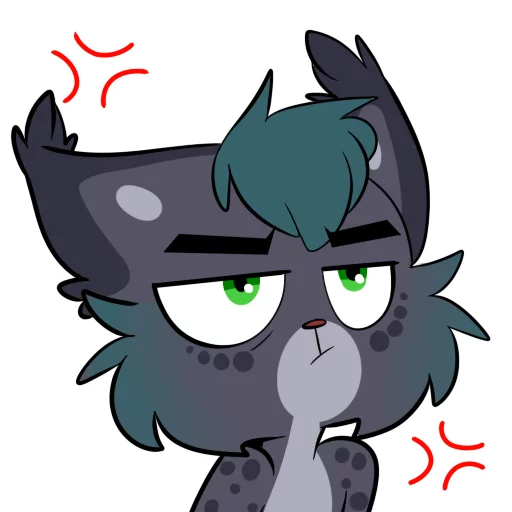 😑 Стикер «Lynxy (VincentLynx)» для Telegram