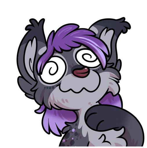 😵‍💫 Стикер «Lynxy (VincentLynx)» для Telegram