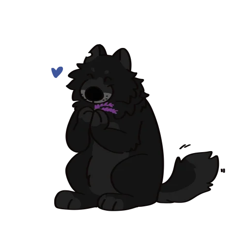 ❤️ Стикер «LOBO» для Telegram