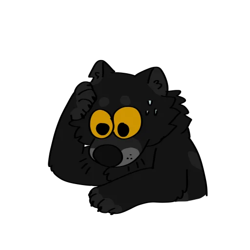 😨 Стикер «LOBO» для Telegram
