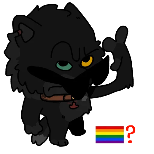 🏳️‍🌈 Стикер «LOBO» для Telegram