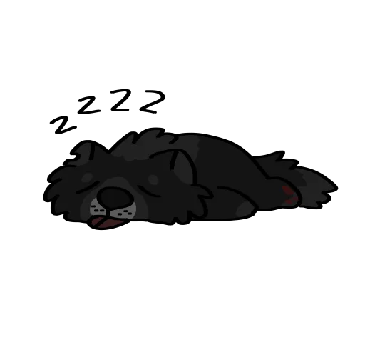 😴 Стикер «LOBO» для Telegram