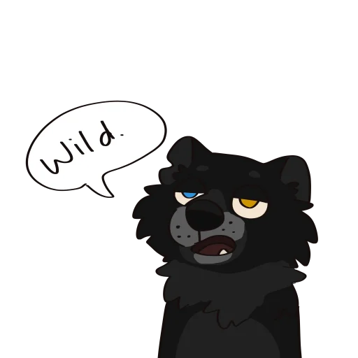 🤨 Стикер «LOBO» для Telegram