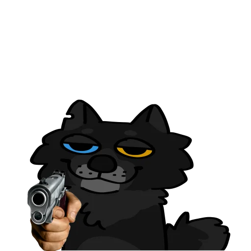 🔫 Стикер «LOBO» для Telegram