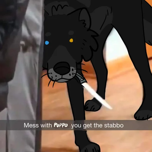 🔪 Стикер «LOBO» для Telegram