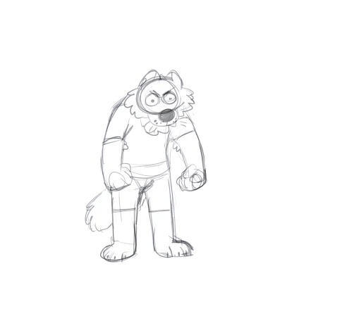 😤 Стикер «LOBO» для Telegram