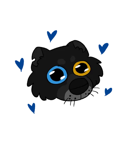 💙 Стикер «LOBO» для Telegram