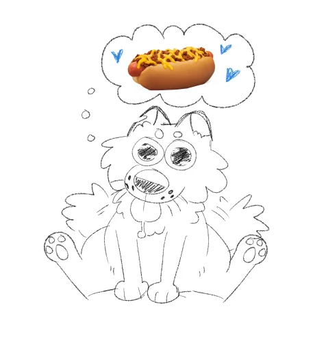 🌭 Стикер «LOBO» для Telegram