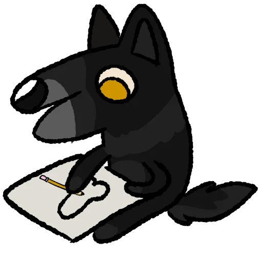 🍆 Стикер «LOBO» для Telegram