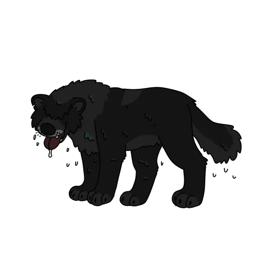 🌊 Стикер «LOBO» для Telegram