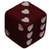 🎲 Эмодзи «Random red Рандом красный» для Telegram