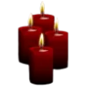 🕯 Эмодзи «Random red Рандом красный» для Telegram