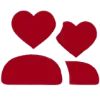 👥 Эмодзи «Random red Рандом красный» для Telegram