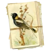Стикер 46 Vintage Postcard