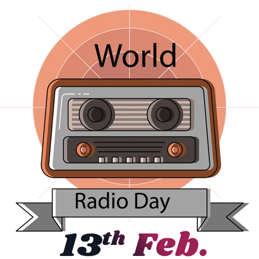 📻 Стикер «Vintage Radio» для Telegram